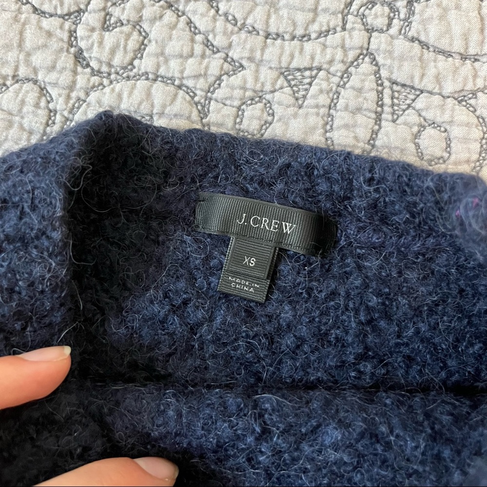 J. Crew Wool-Alpaca Blend Boucle Sweater